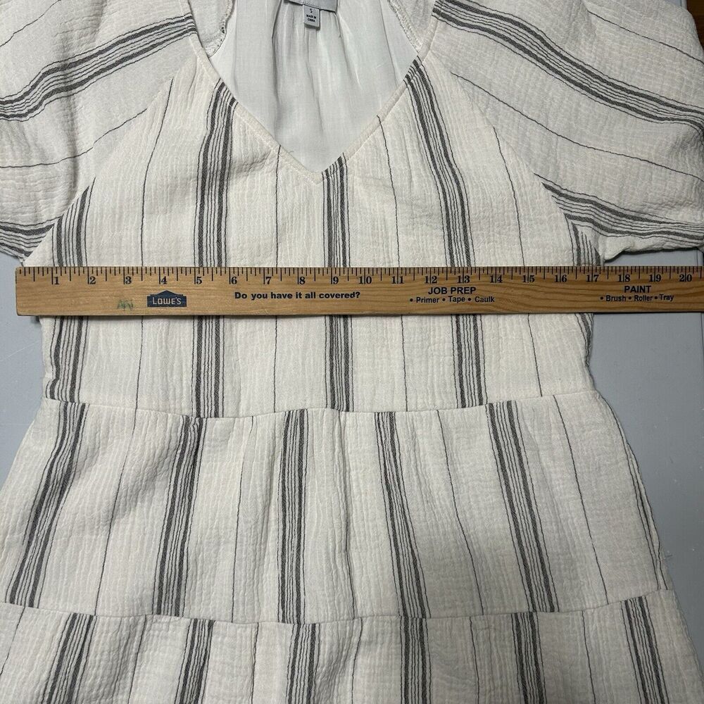 Evereve Alexia Cotton Gauze Tiered Minidress Pockets Size Small - Picture 6 of 13